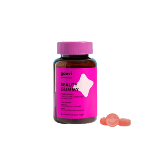 Goovi Beauty Gummy Pelle & Capelli - Integratore alimentare per pelle e capelli - 60 gummies
