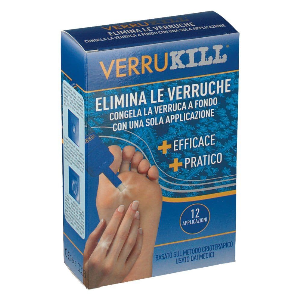 Verrukill Spray 50 ml - Spray crioterapico per la rimozione delle verruche