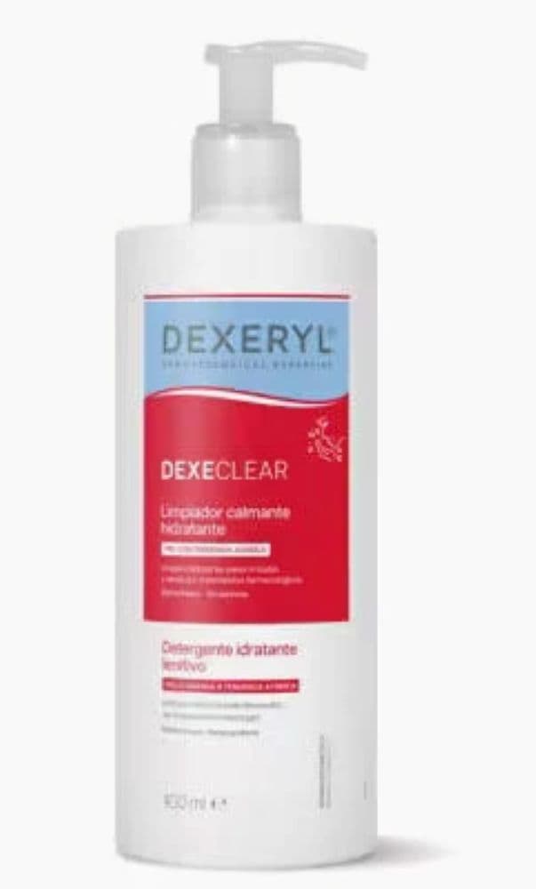 Dexeryl Dexeclear Detergente Idratante lenitivo - Detergente per pelle secca e irritata dall'acne - 400 ml