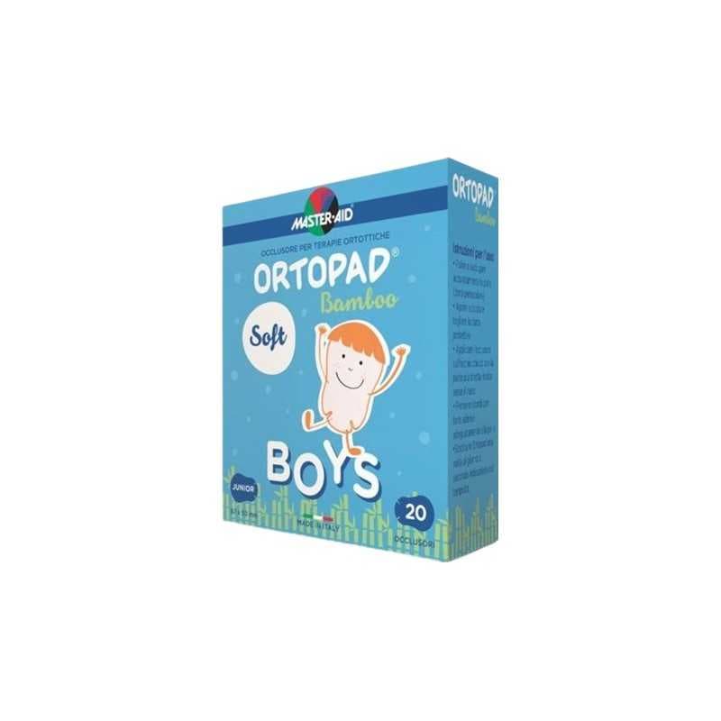 Cerotto oculare per ortottica ortopad soft boys regular 20 pezzi