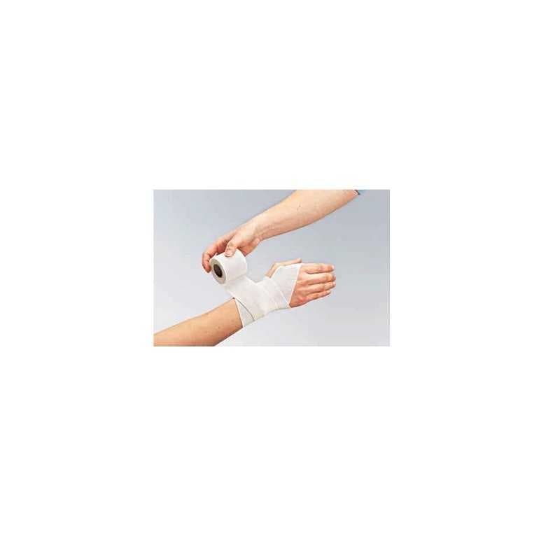 Benda elastica autoadesiva fortelast plus con ossido di zinco adesivo sintetico 7,5x450cm