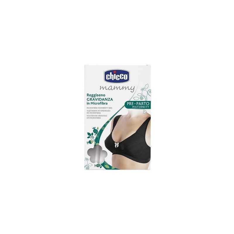 Chicco mammy reggiseno microfibra gravidanza nero 3c