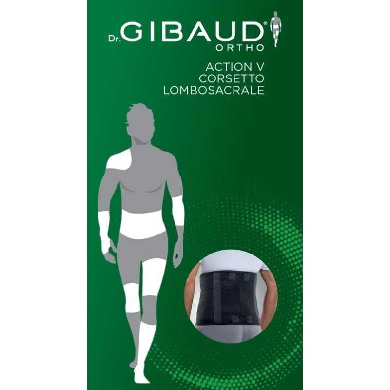 Corsetto lombosacrale gibaud ortho action v 4