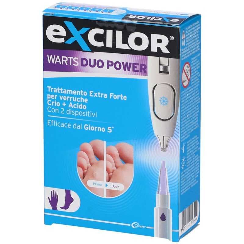 Excilor warts duo power penna cryo 10 ml + penna acid 1,5 g