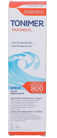 Tonimer Panthexyl Spray 800 Soluzione Ipertonica Sterile 100ml