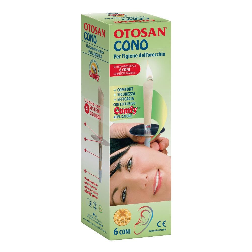 OTOSAN PULIZ ORECCH 6 CONI