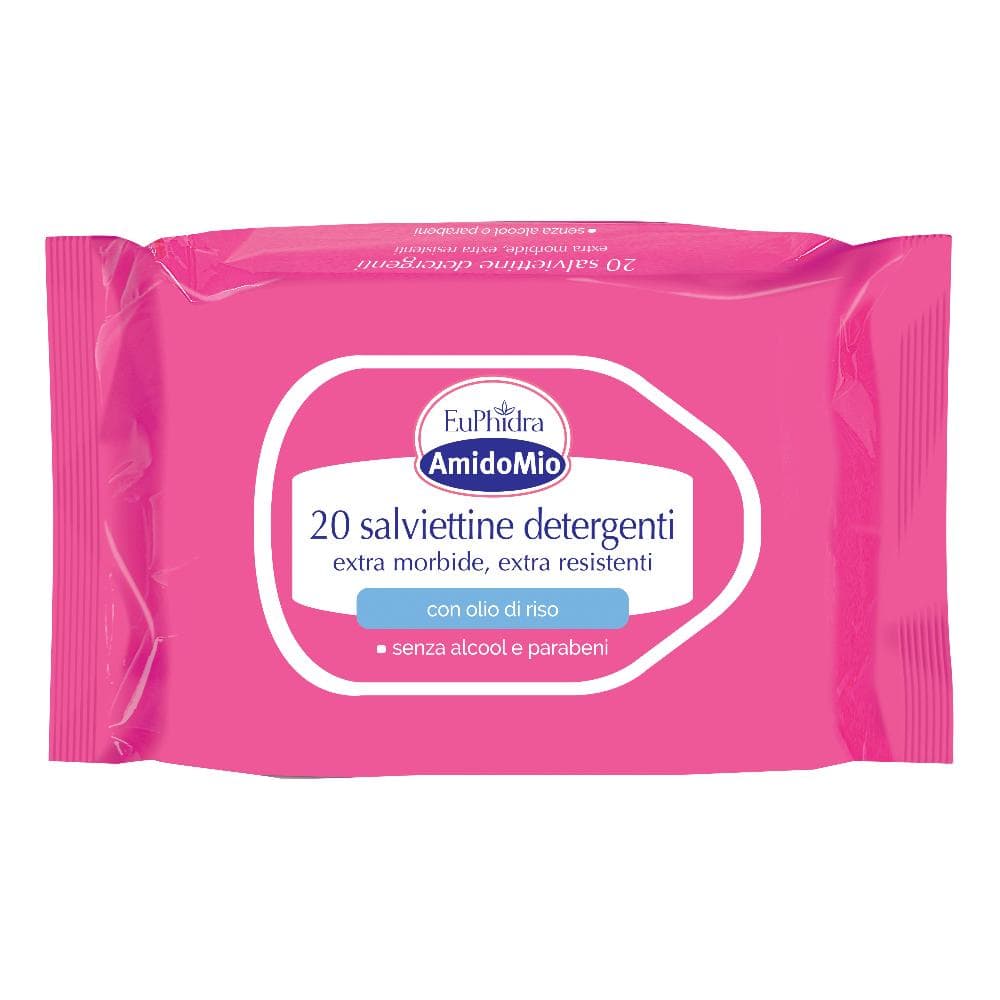 Euphidra Amidomio Salviettine Detergenti 20 Pezzi