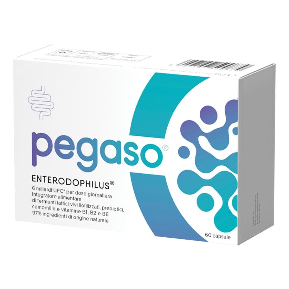 Pegaso Gonfiore Enterodophilus 60capsule Utile Per L'equilibrio Della Flora Batterica Ed In Caso Di Alimentazione Poco Corretta