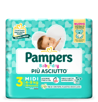 PAMPERS BD DOWNCOUNT MIDI 20PZ