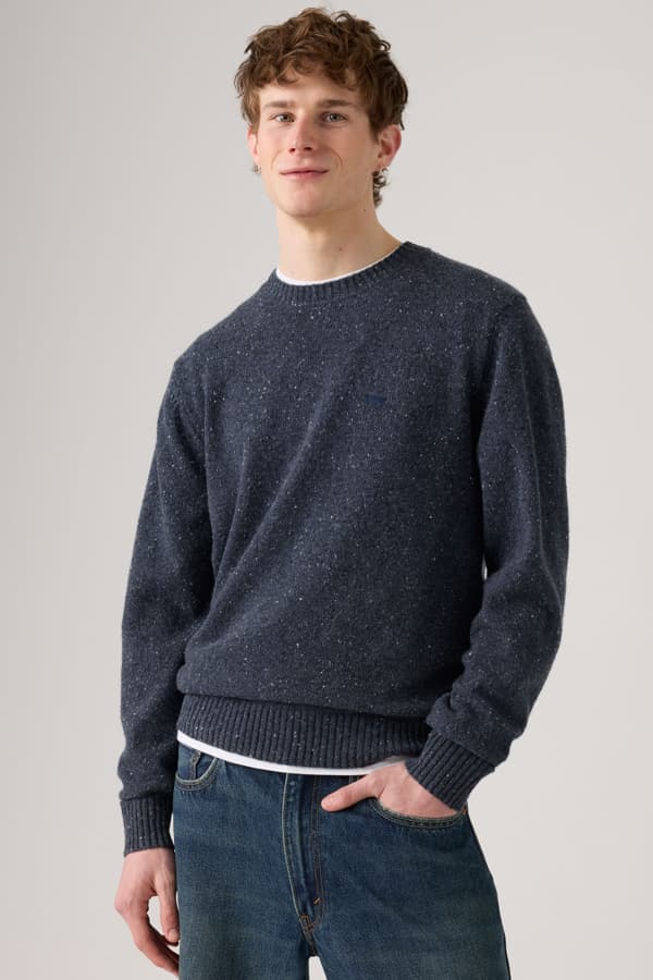 Maglia Original Housemark - Uomo - S - Blu / Neppy Fleck Dress Blues