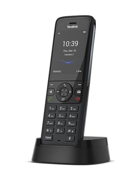 Yealink W78H Telefono Wireless con Display TFT Nero 21h di Tempo W78H