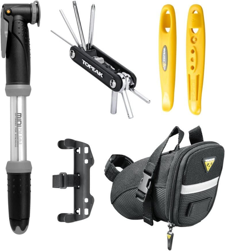 Topeak Start Kit Saddle Bag with Contents Incl. Hand Pump