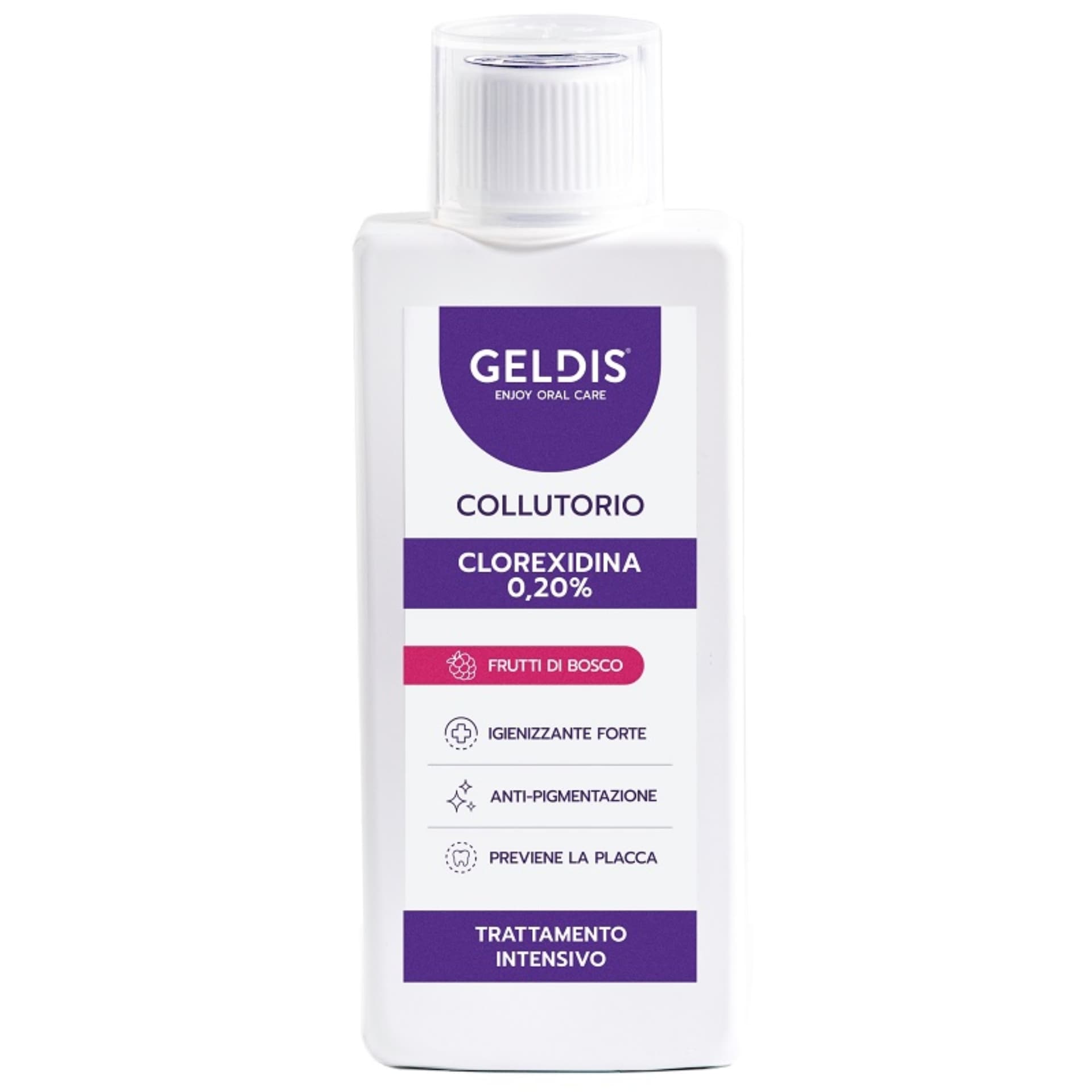 Geldis Collutorio Clorexidina 0,20% Frutti Di Bosco Azione Anti-placca 200ml
