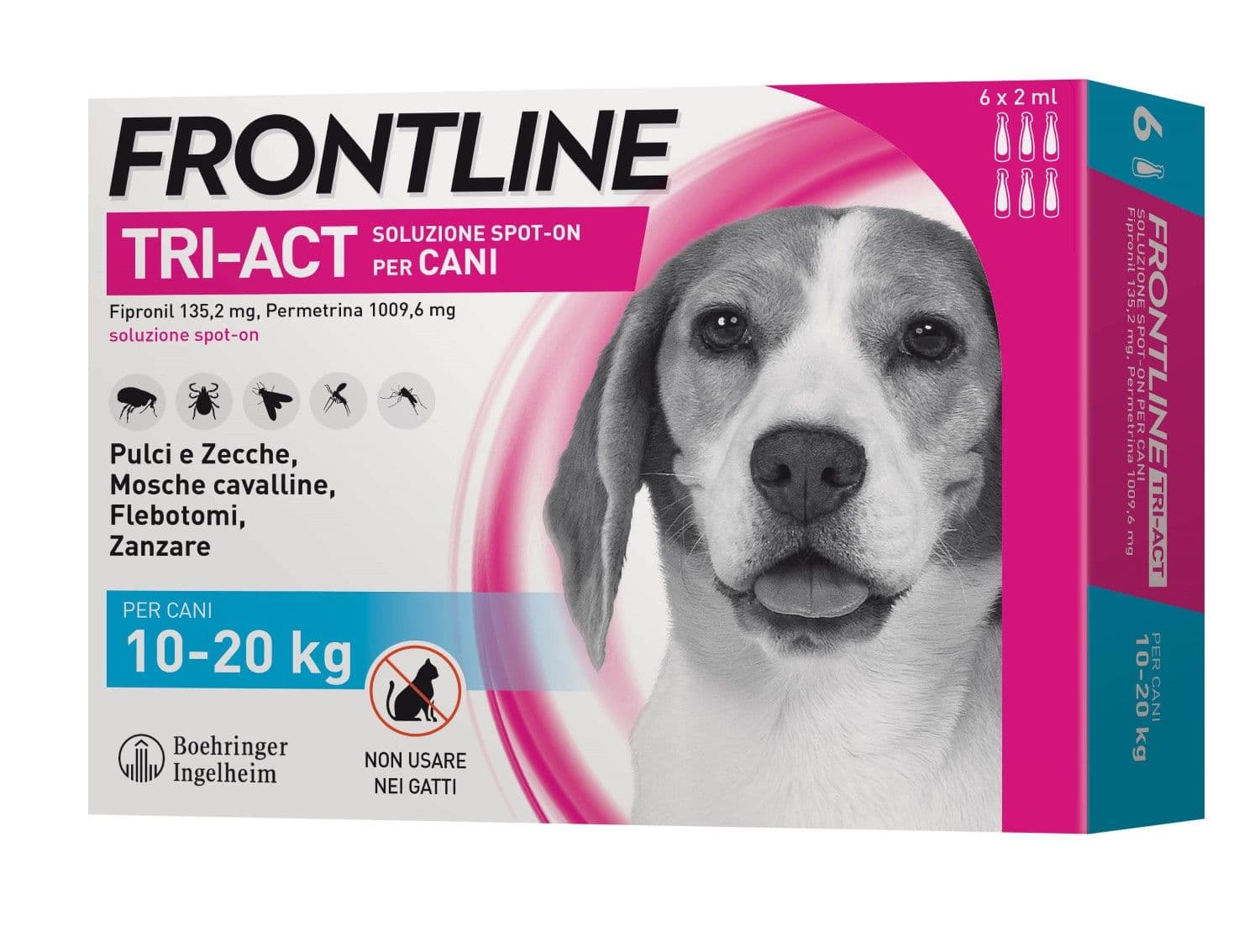 Frontline Tri-act 10-20kg 6 Pipette