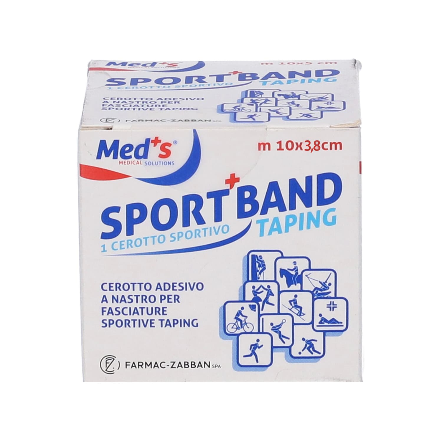Med's Sport Band Cerotto Sportivo Taping 10mx3,8cm 1 Pezzo