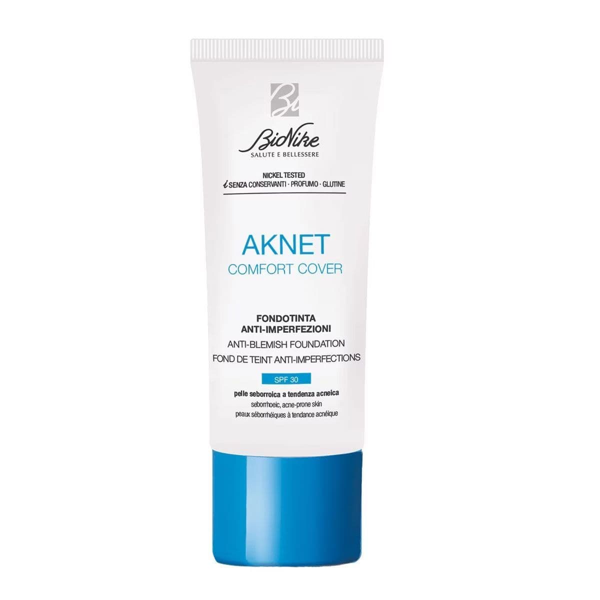 Bionike Aknet Comfort Cover Fondotinta Anti-imperfezioni 104 Biscuit 30ml