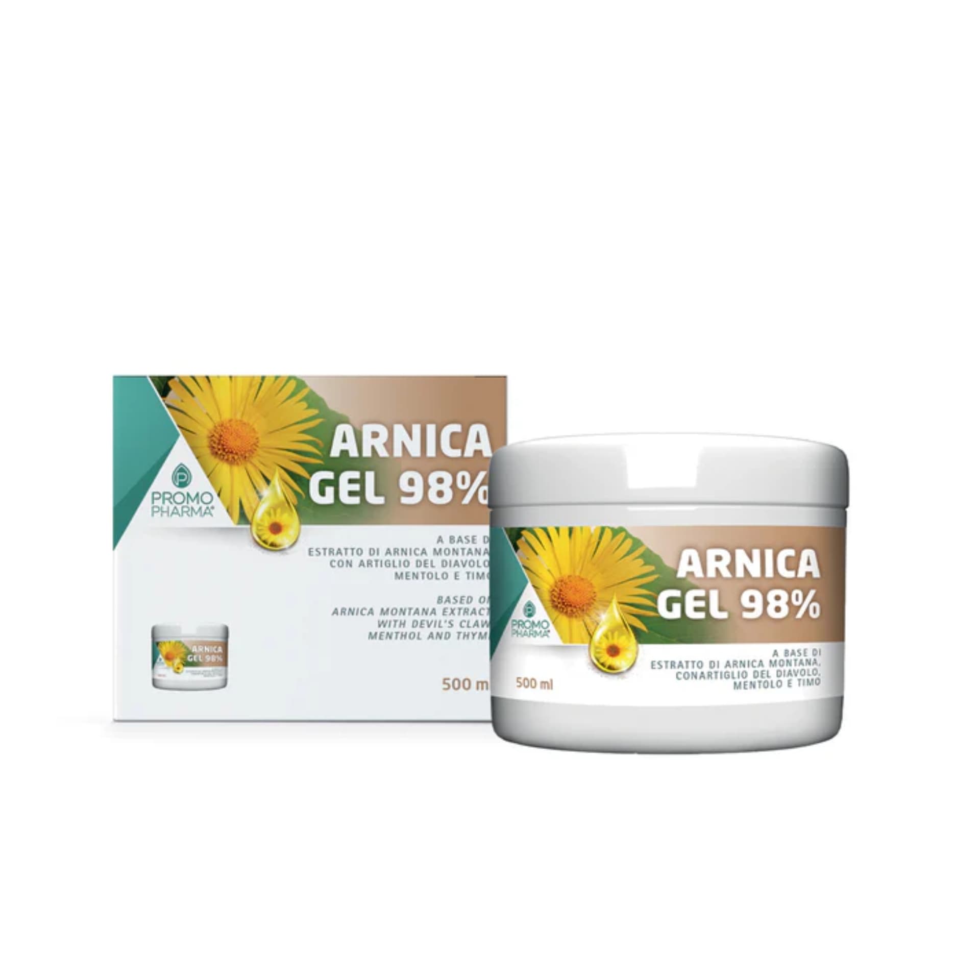 Arnicagel 98% Gel Arnica Naturale Sollievo Muscolare 500ml