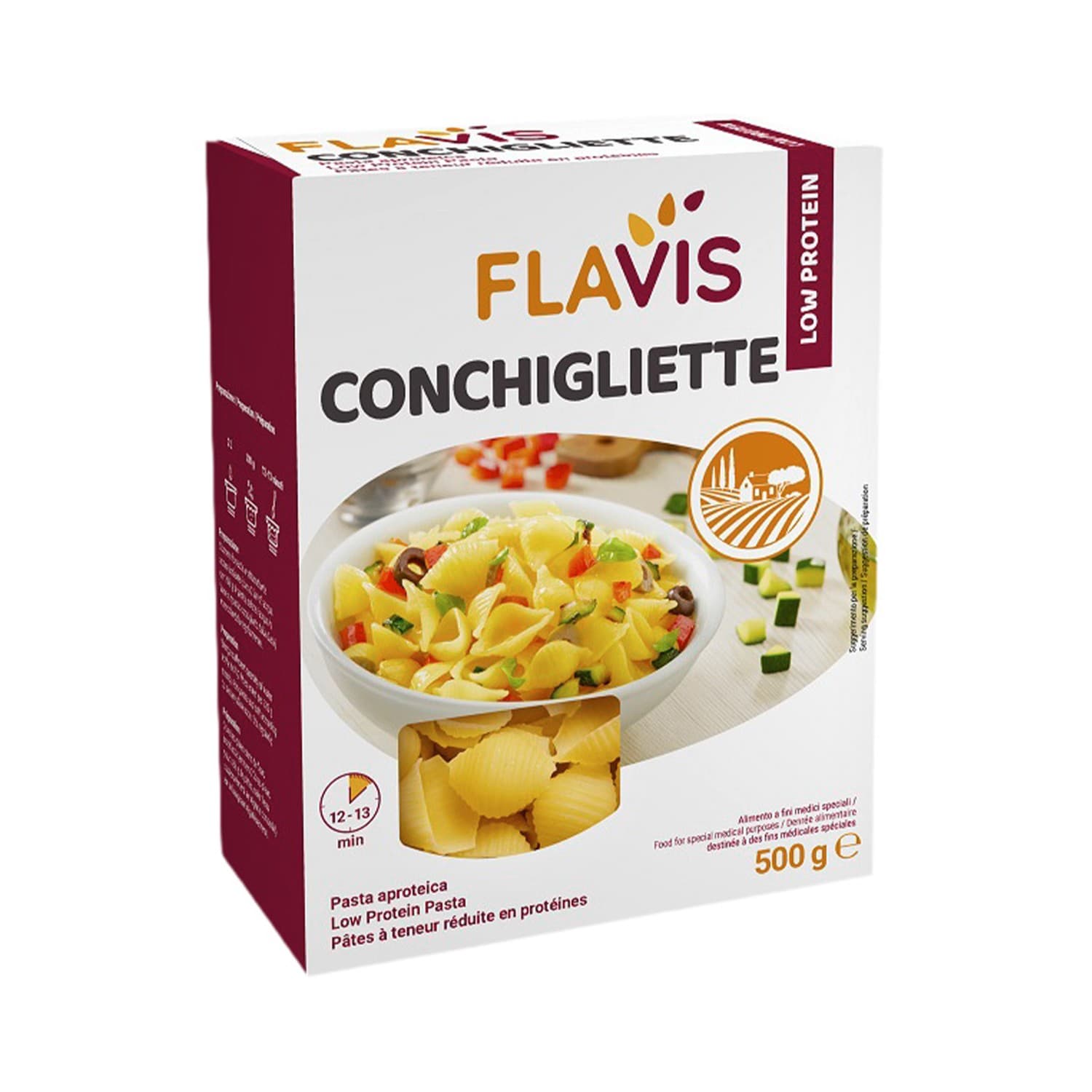 Flavis Conchigliette Aproteiche 500 G