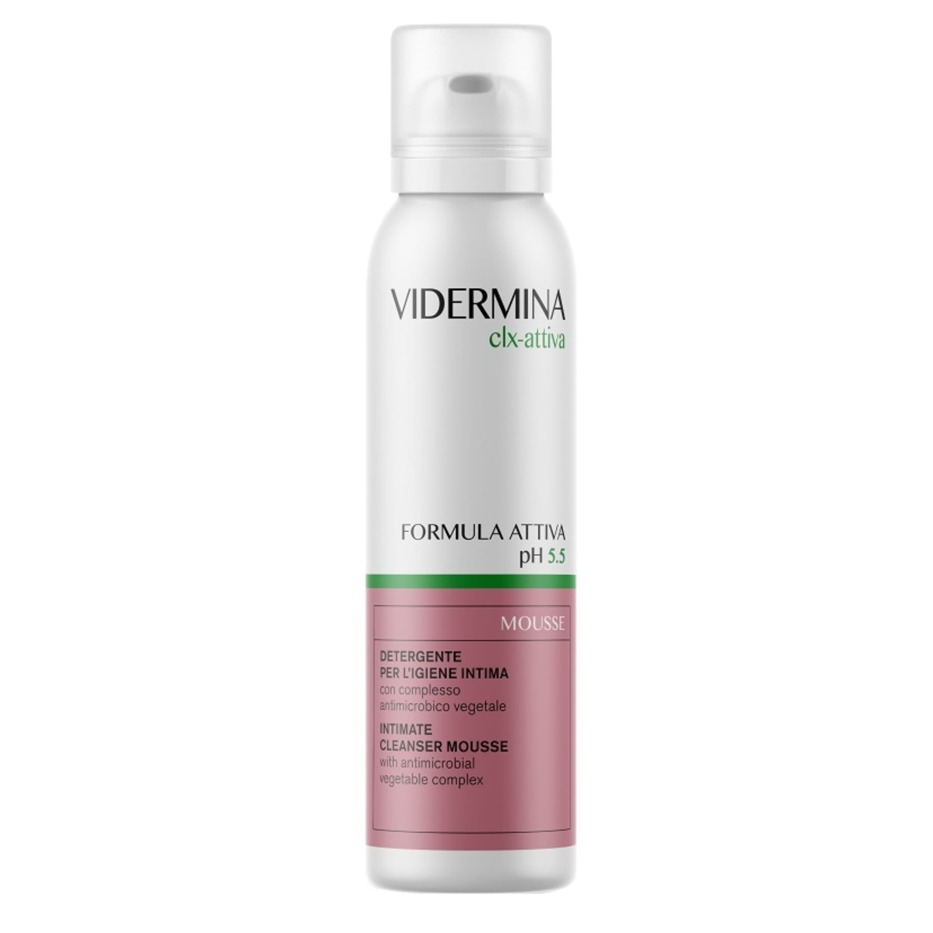 Vidermina Clx-attiva Mousse Detergente Intimo Attivo E Rinfrescante 150ml