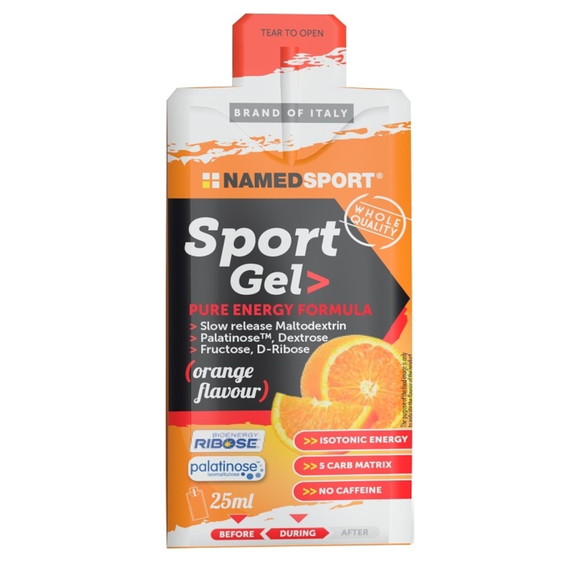 Named Sport Gel Orange Gel Energetico Ricarica Istantanea 25ml