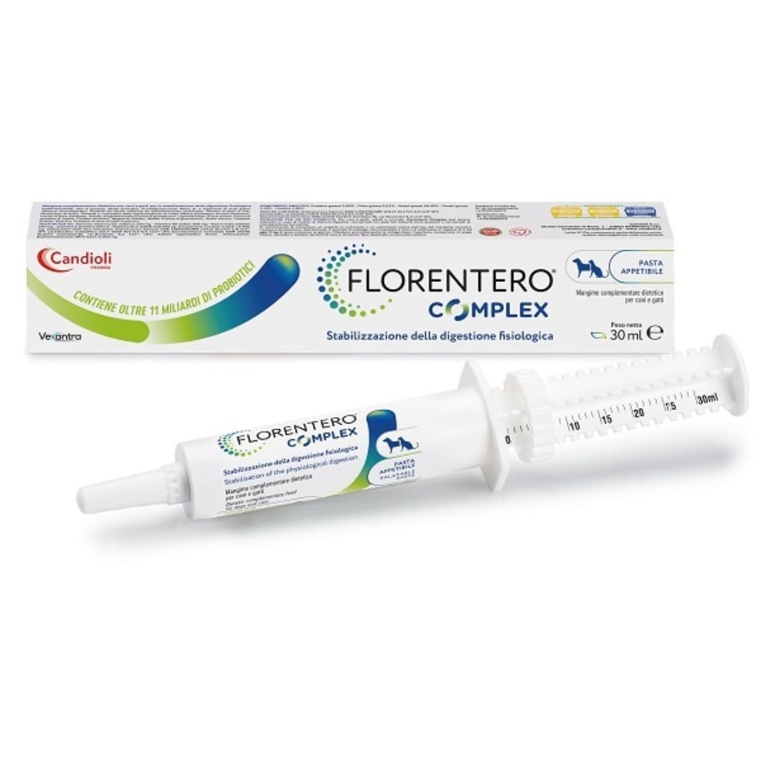 Florentero Complex Sospensione Probiotica Con Prebiotici Per Cani E Gatti 30ml