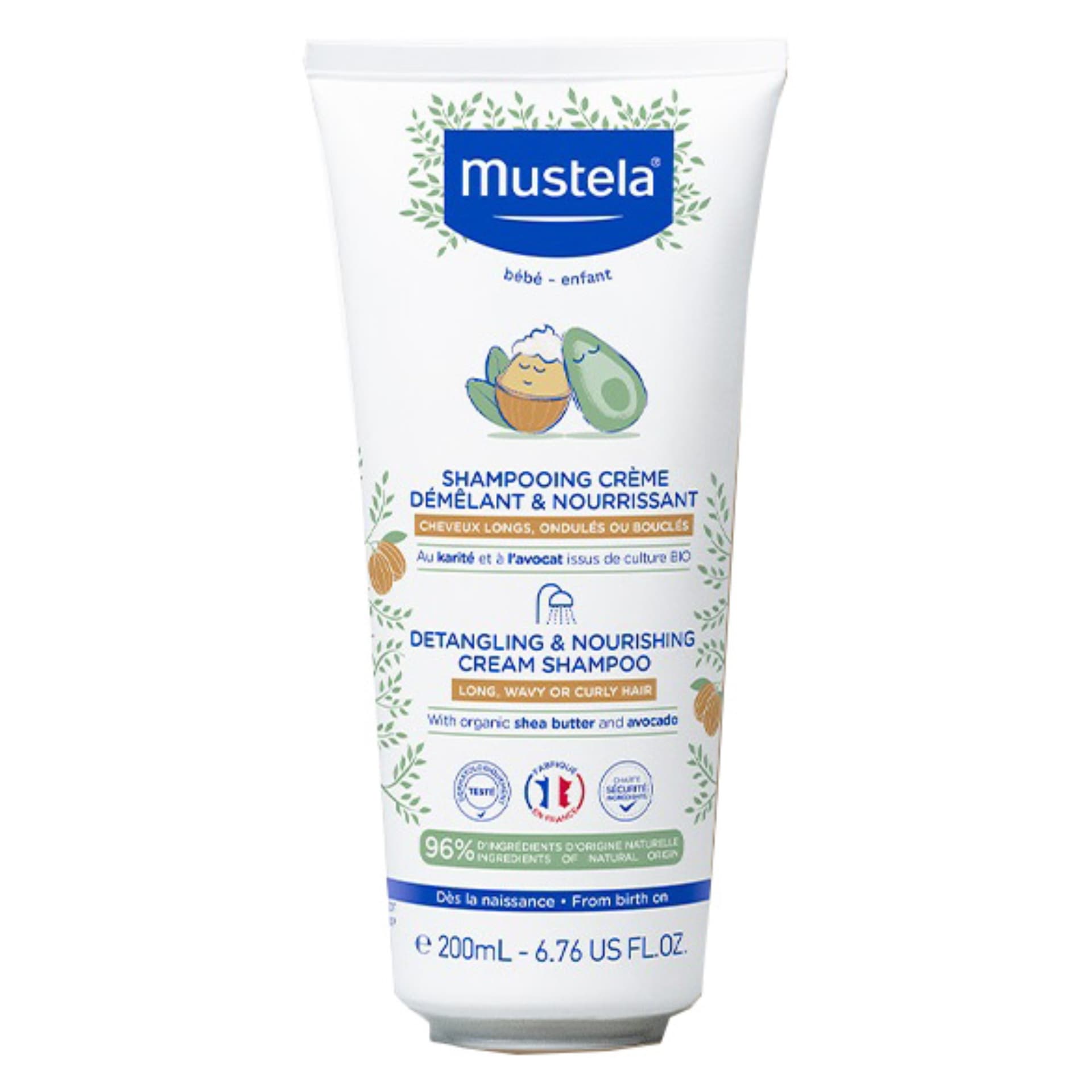 Mustela Shampoo Balsamo Nutriente E Districante Capelli Delicati 200ml