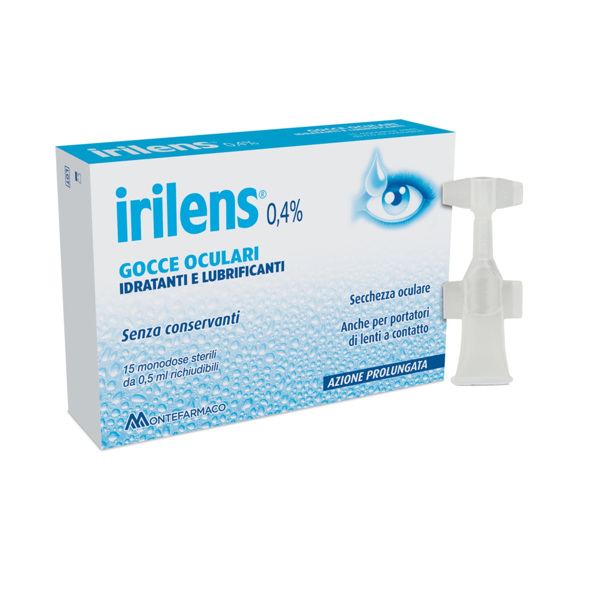 Irilens Gocce Oculari Lubrificanti E Idratanti Occhi Sensibili 10 Flaconcini