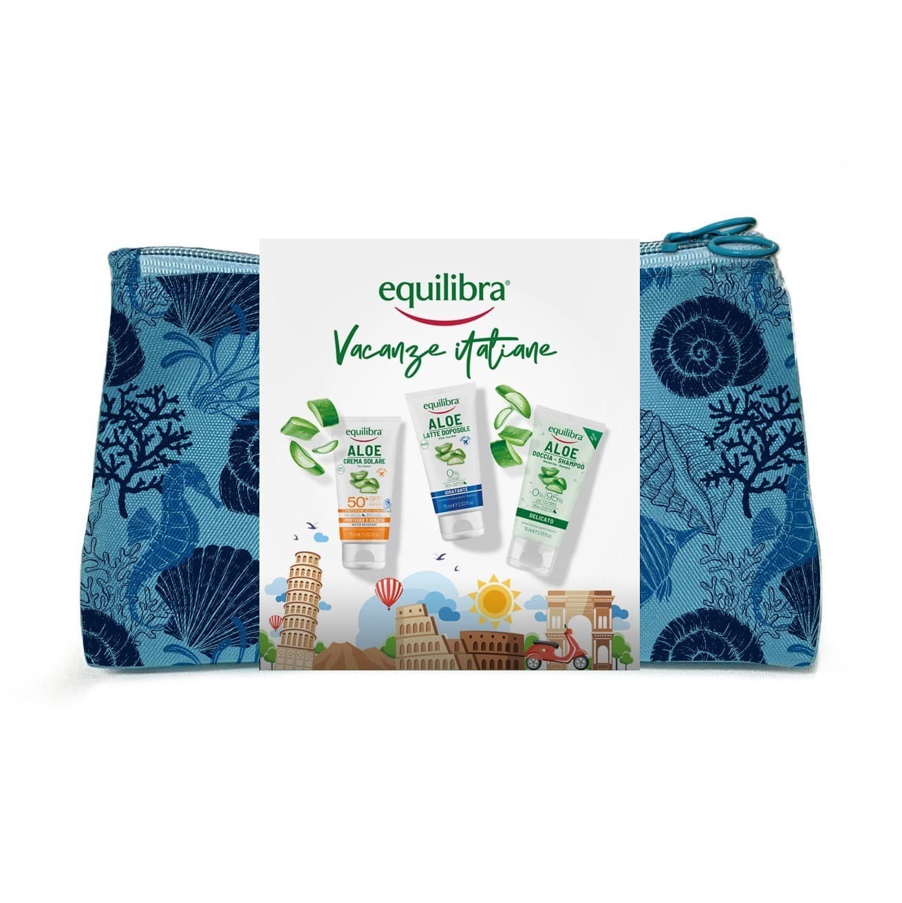 Equilibra Pochette Vacanze Italiane Solari E Cura Corpo 3 Pezzi