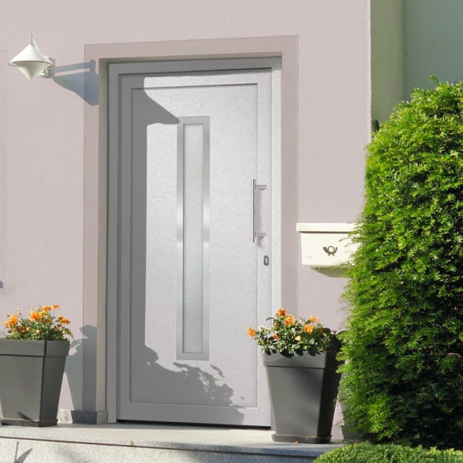 Vidaxl porta di ingresso bianca 108x200 cm Edilizia Brico giardino animali