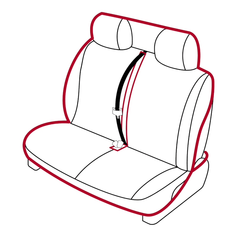 Fodera per sedile auto double Seat Cover Double