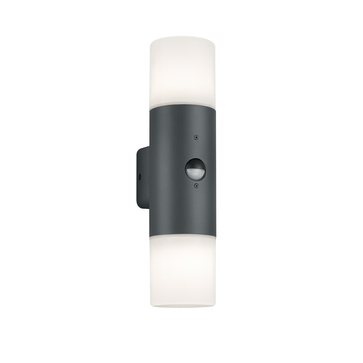 Applique da giardino 2 luci con sensore Hoosic antracite Trio