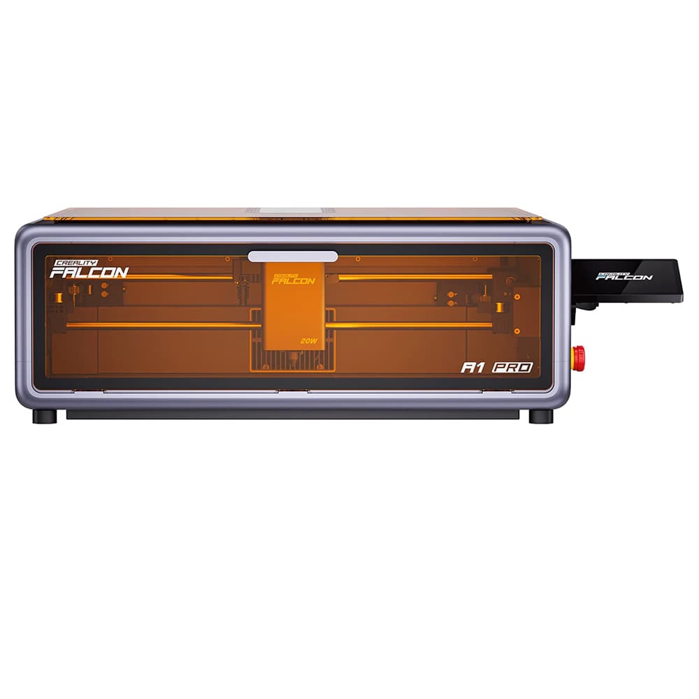 Creality Falcon A1 Pro 20W Laser Engraver & Cutter – 600mm/s Speed, AI Camera, 4.3" Touchscreen, 358x268mm