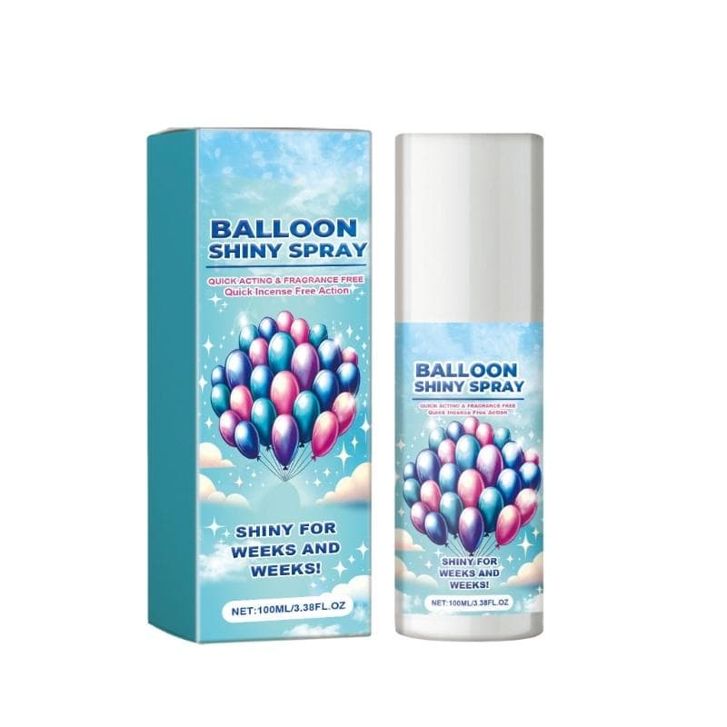 Spray Brillantezza Palloncini Antied Sbiadimento Migliora la Lucentezza Previene l'Ossidazione 100ml Liquido Brillantezza Palloncini per Feste di Comp