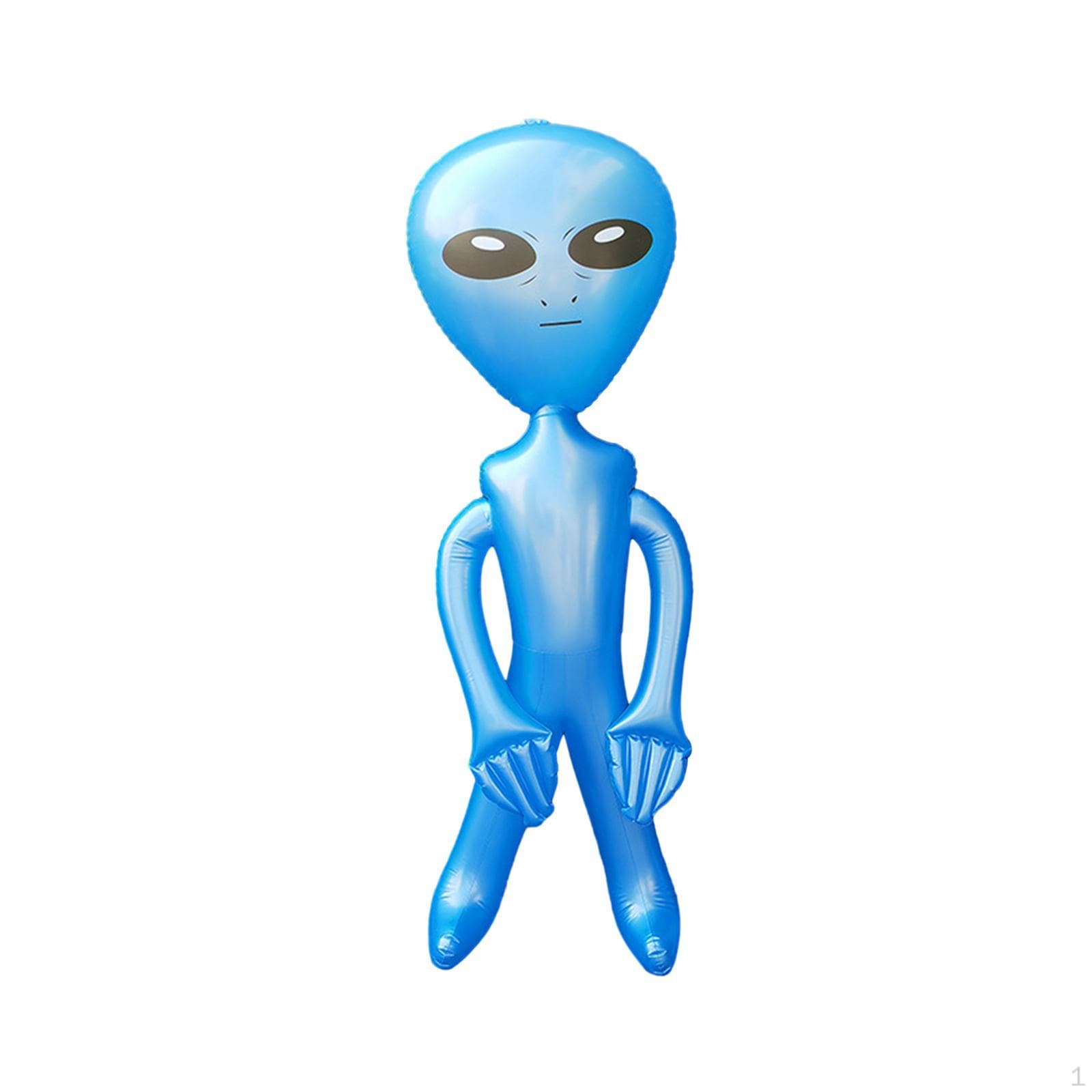 Giocattolo Extraterrestre Gonfiabile Gigante per Feste di Compleanno cm blu