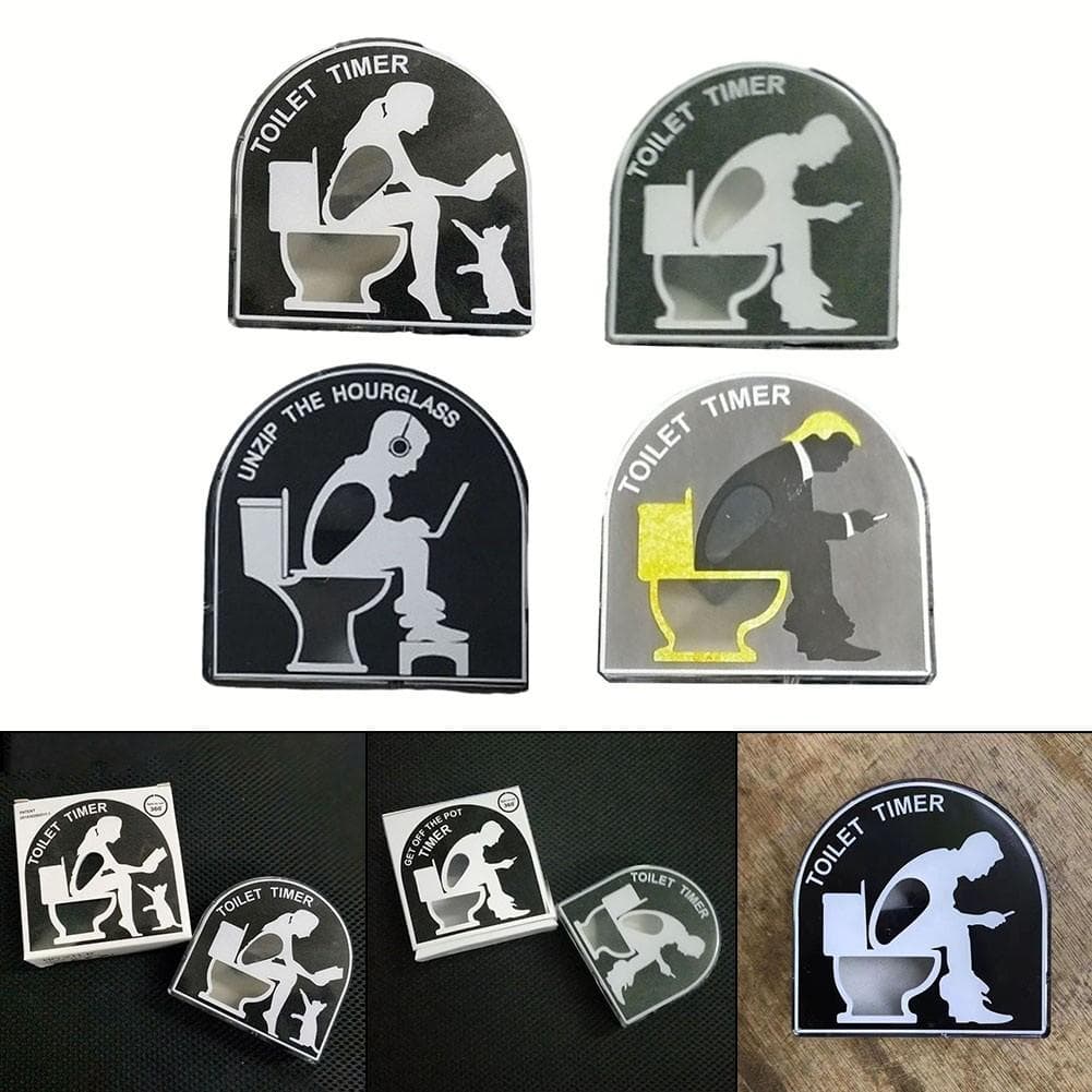 Timer per WC Time Out Sgabello Sabbia 5 Minuti Orologio da Bagno Orologio a Clessidra Timer