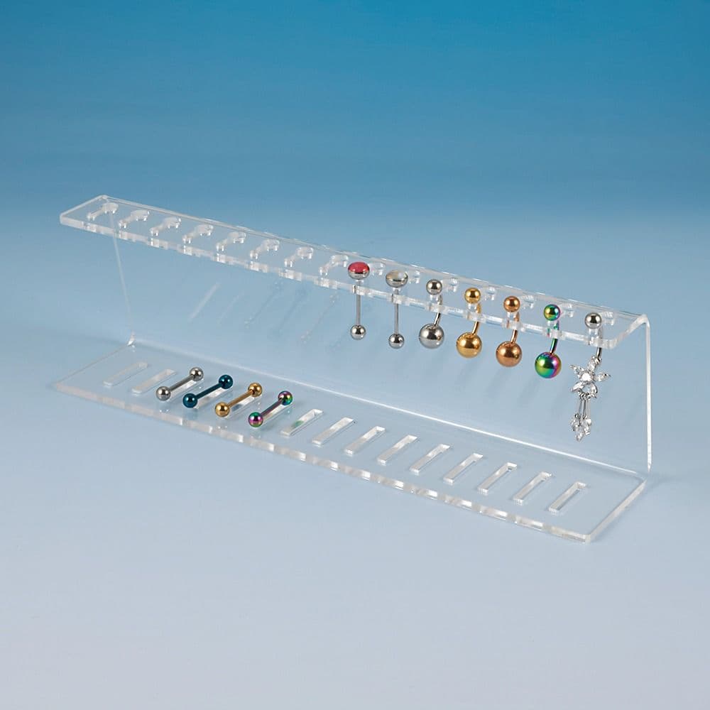 Supporto per Gioielli Piercing Corpo Espositore per Orecchini Scaffale Espositore per Gioielli Telaio per Conservazione Anelli Ombelico