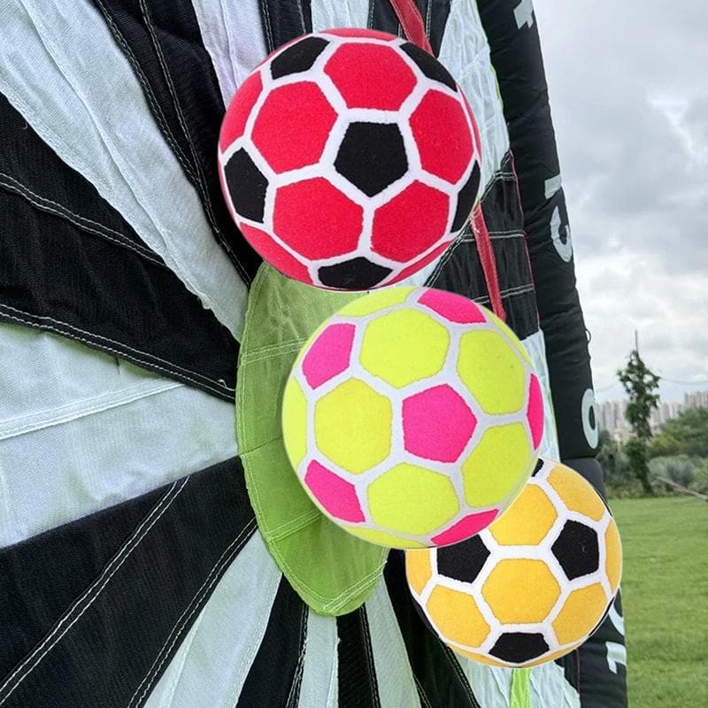1 Pc Pallone da calcio appiccicoso per giochi di freccette con calcio a piede, freccette da calcio, pallone da calcio in feltro, per bersaglio da calc
