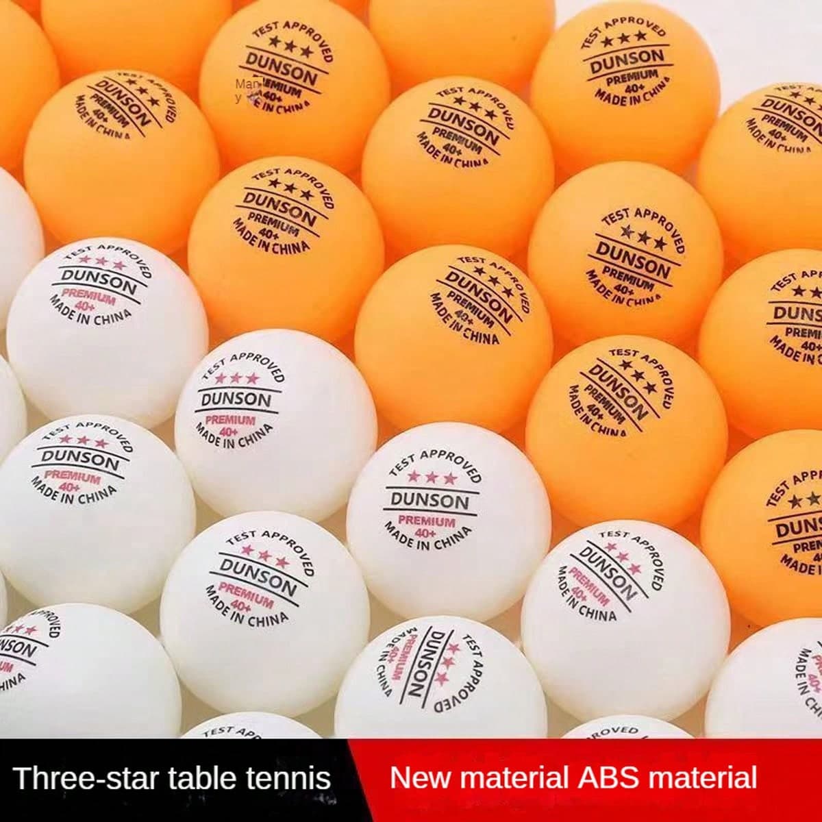10 pezzi/20 pezzi/50 pezzi Palline da ping pong/tennis da tavolo bianche e gialle in materiale ABS 40+ super resistenti per allenamento e competizione