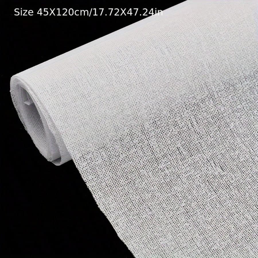 1 pezzo Interfodero in ferro da stiro Chzimade, 45x112cm Fodera adesiva in resina, Materiale per patchwork e cucito fai-da-te, Forniture per
