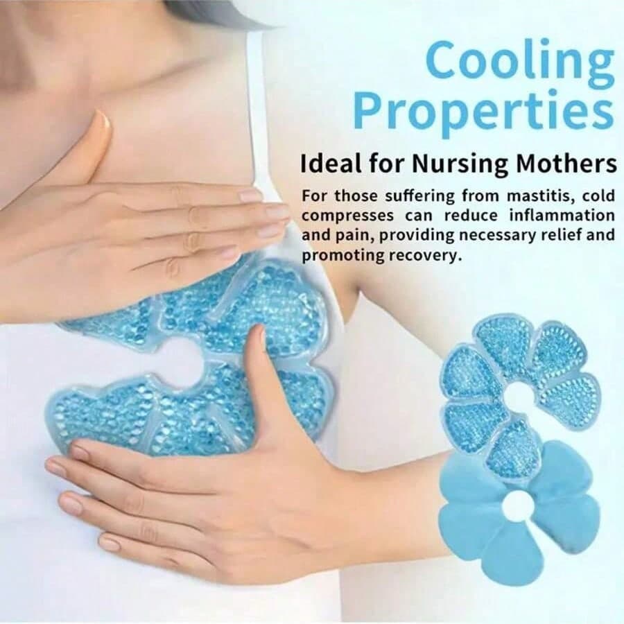 Dischetti assorbilatte, dischetti refrigeranti/riscaldanti in gel per l'allattamento, forniture essenziali per l'allattamento e il recupero