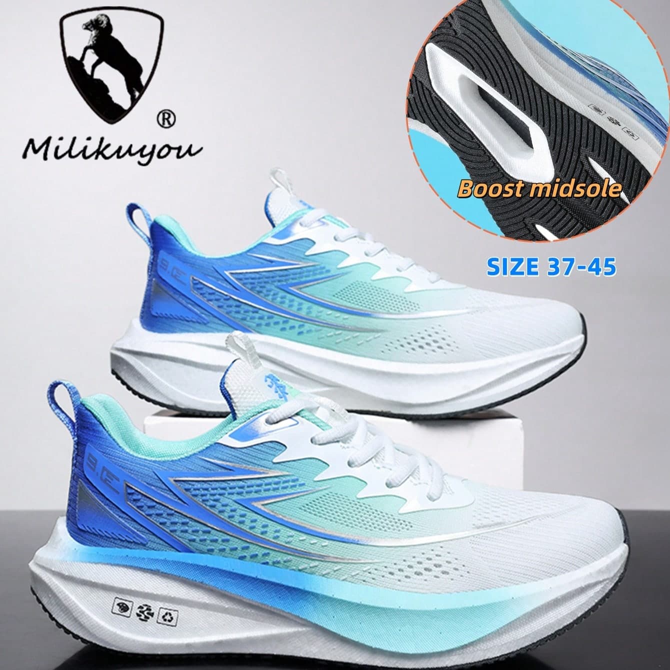 (1000+ Venduti) Scarpe da corsa su strada per maratona da uomo, scarpe da basket competitive da uomo, scarpe sportive da uomo, scarpe da allenamento