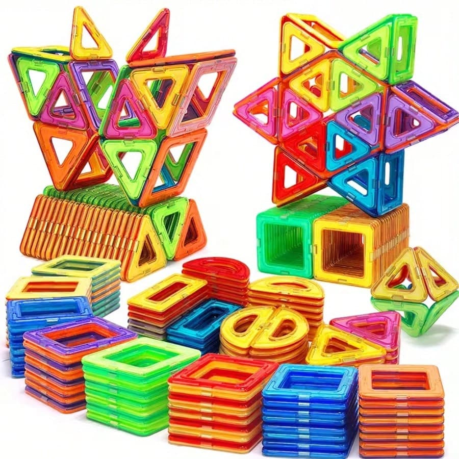 Set di blocchi magnetici da costruzione per bambini 88 pezzi/48 pezzi/20 pezzi/18 pezzi, blocchi magnetici, giocattoli magnetici educativi, giocattoli
