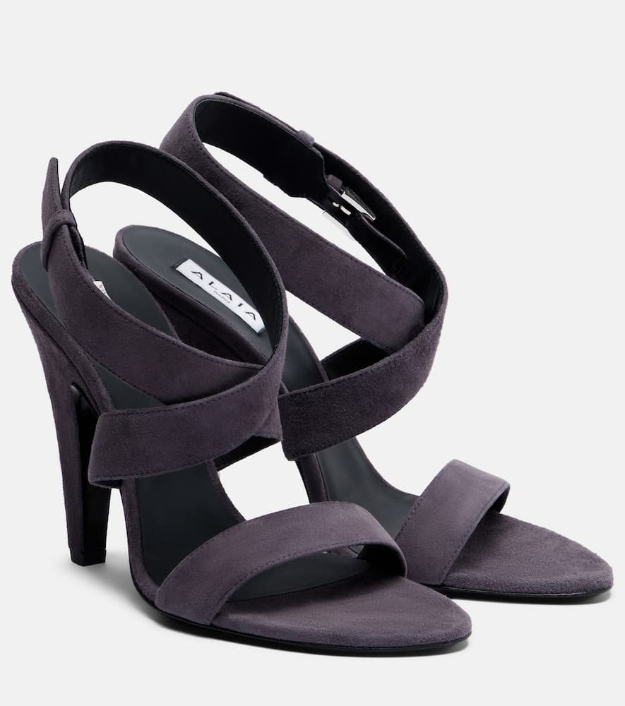 Alaïa Sandali Cone in suede