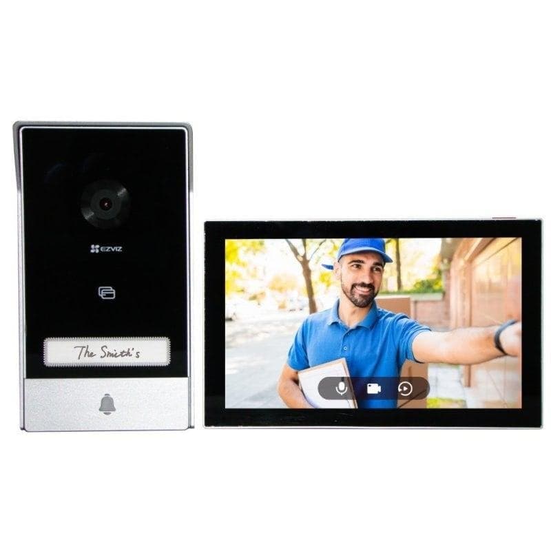 Videocitofono WiFi EZVIZ HP7 Schermo 7" 2K 162° 2 Fili Visione notturna Controllo vocale