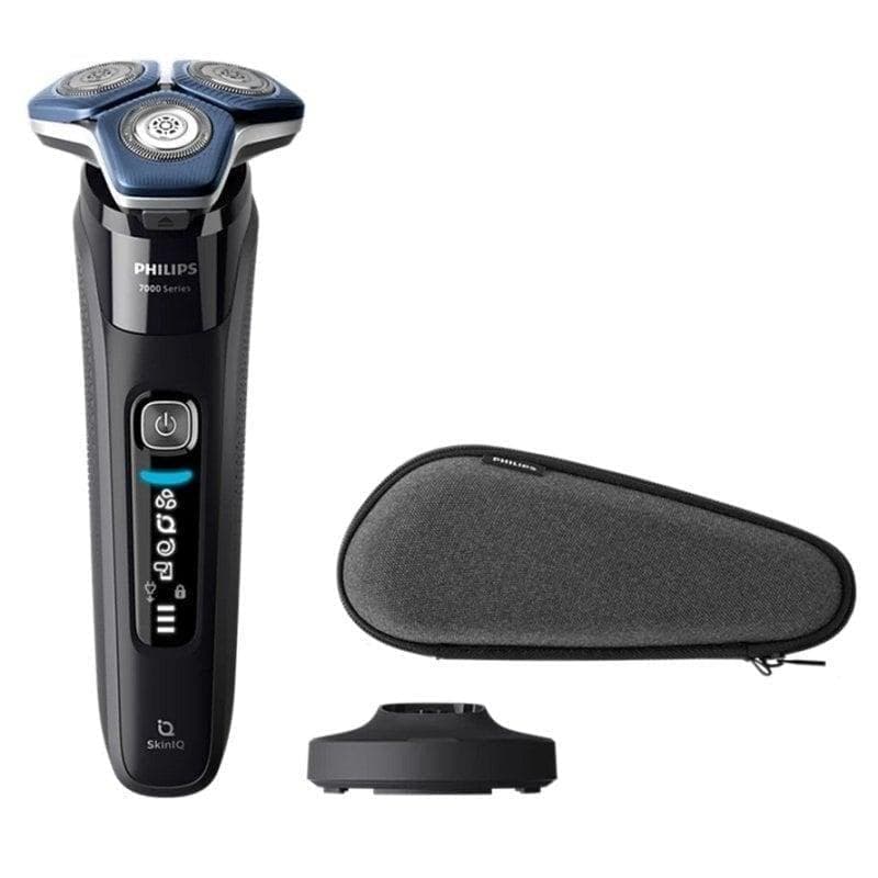 Rasoio Elettrico Viso Philips Series 7000 S7886/35 Senza Filo 60 min Funzionamento a Umido 3 Testine Ricarica Rapida