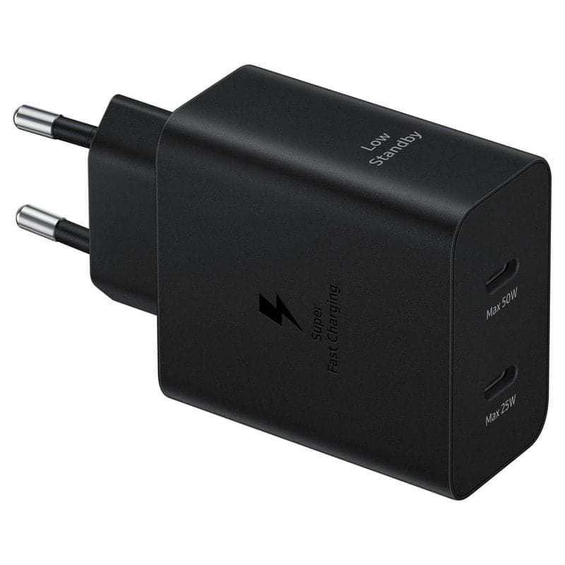 Caricabatterie Samsung USB-C 50W con ricarica rapida nero