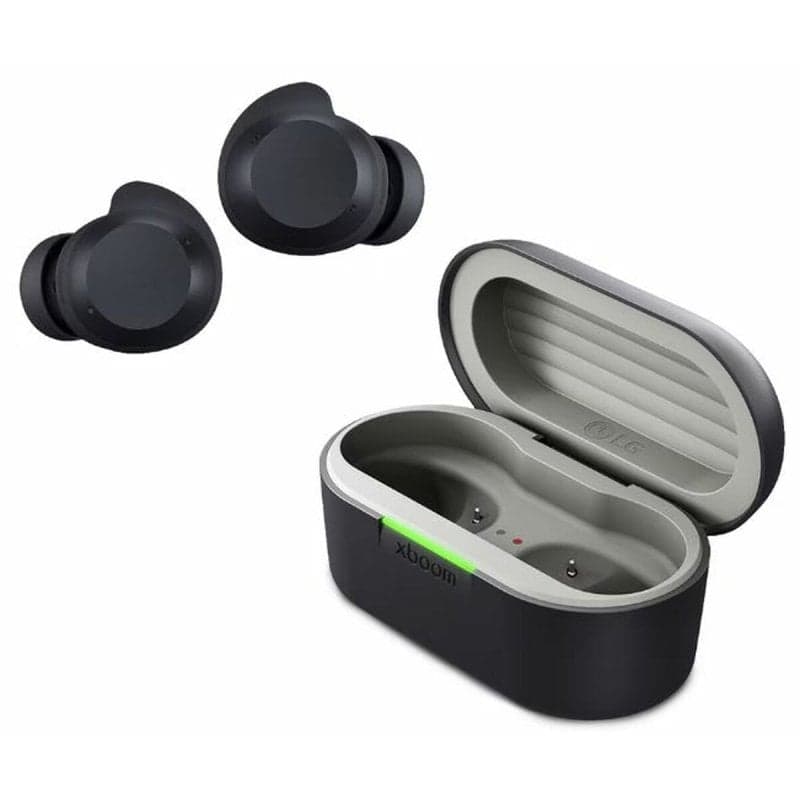 Cuffie Bluetooth LG xboom Buds con cancellazione attiva del rumore, nere