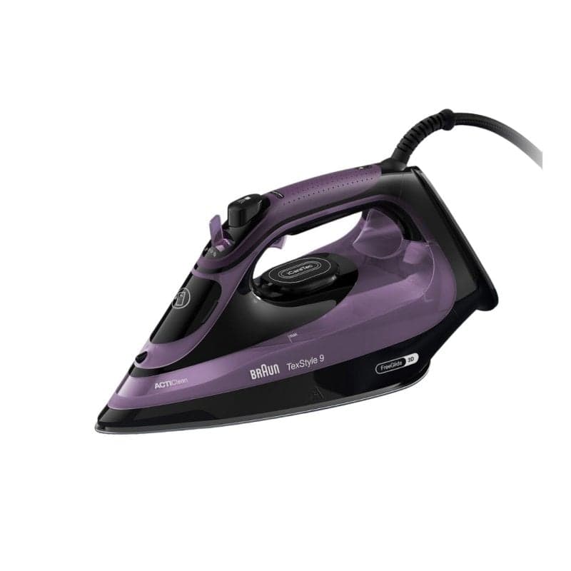 Braun SI9661VI 3100W ActiClean iCare FreeGlide 3D Ferro da stiro a vapore 330ml Viola