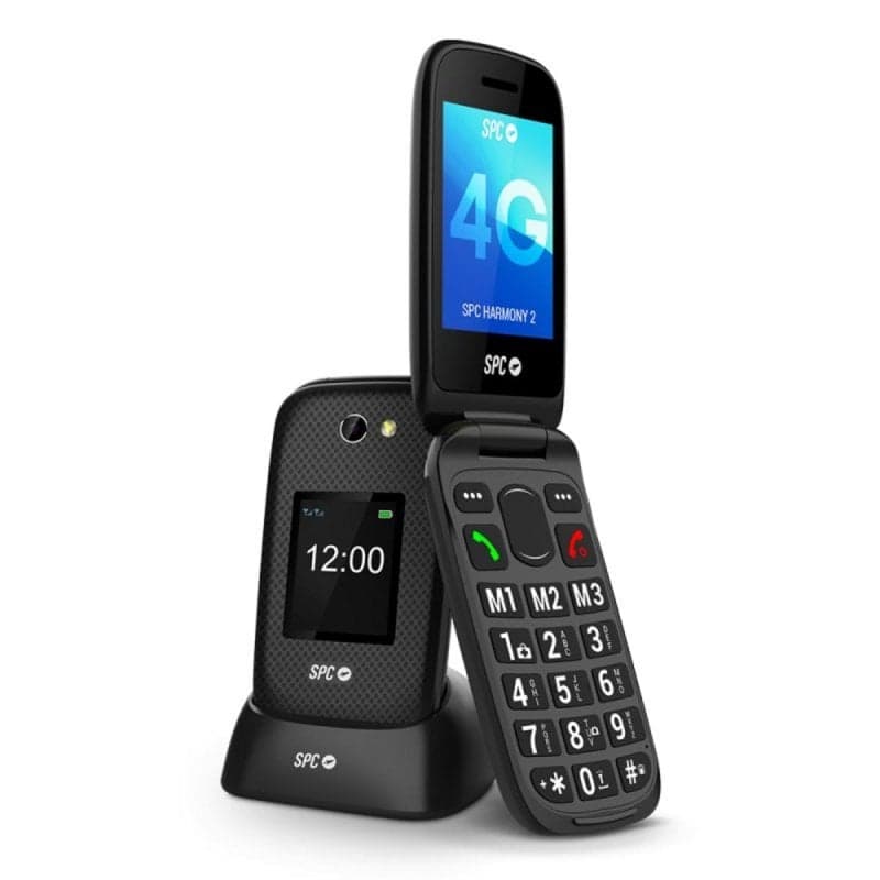 Telefono cellulare SPC Harmony 2 4G Dual SIM Tasti grandi Display 2,8" Nero SOS
