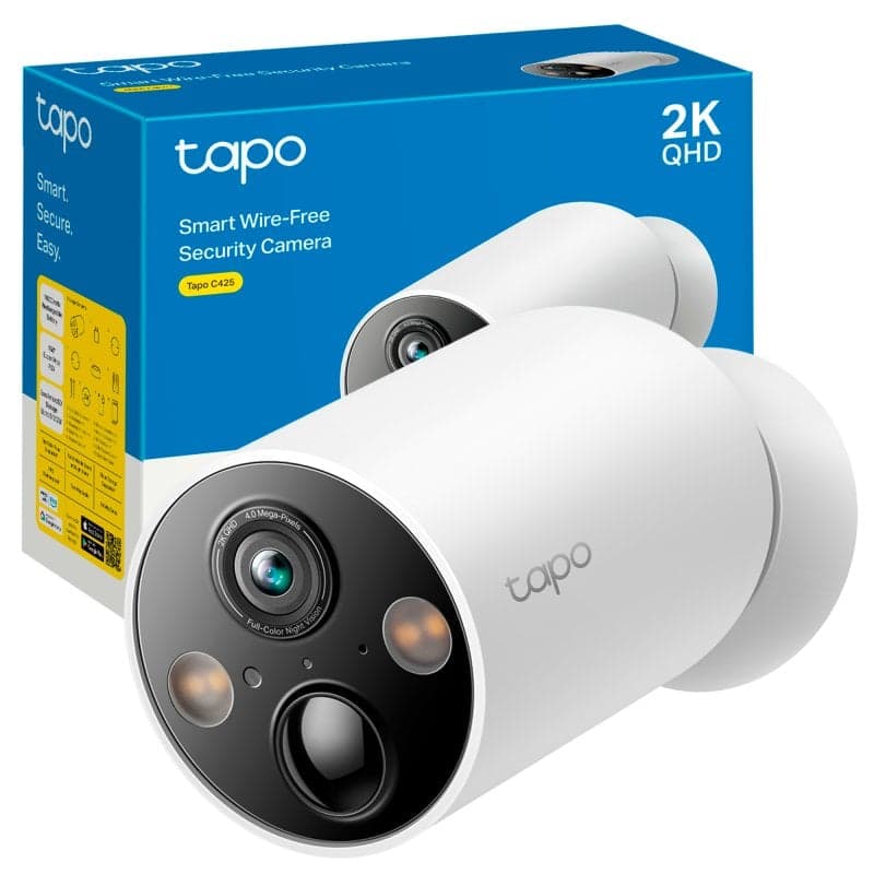 Videocamere di sorveglianza TP-Link Tapo C425 2K Visione Notturna Esterna Audio Bidirezionale